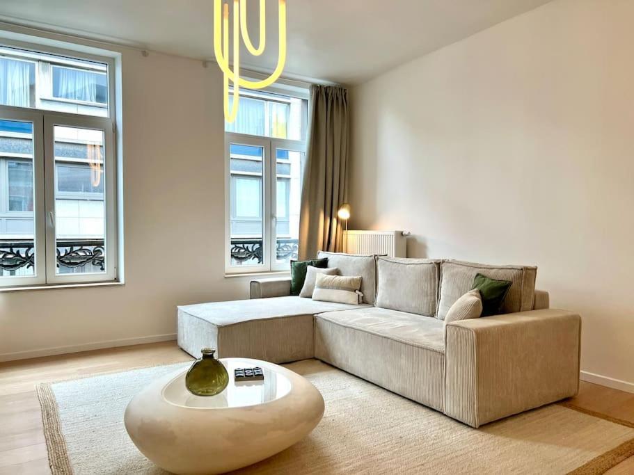 Duplex Chic Et Spacieux - Hypercentre Liege Luaran gambar