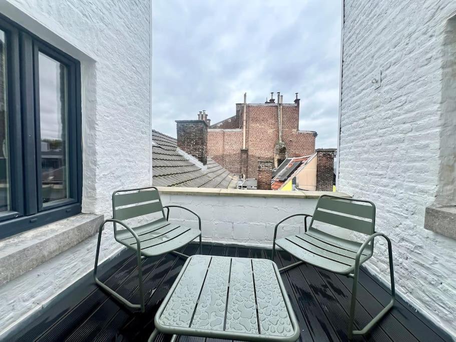 Duplex Chic Et Spacieux - Hypercentre Liege Luaran gambar